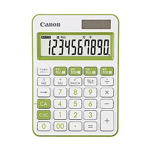 Canon(キヤノン) カラフル電卓（10桁） ミニ卓上 LS-105WUC-GR 【軽減税率対応】