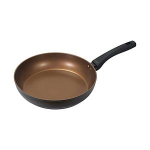 パール金属 VISIONS GOLD Coat IH対応 フライパン28cm  ブラック CP-1748