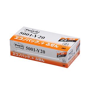 3Mジャパン エコノパックふせん　７５ｍｍ×２５ｍｍ　１００枚×２４パッド Post-it(ポスト・...