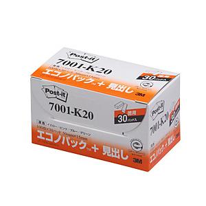 3Mジャパン エコノパック見出し　５０ｍｍ×１５ｍｍ　１００枚×３０パッド Post-it(ポスト・...