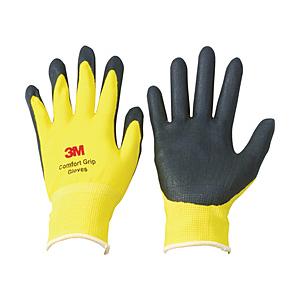 3Mジャパン 3M　一般作業用コンフォートグリップグローブ　イエロー　Lサイズ GLOVE-YEL-...
