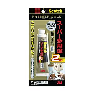 3Mジャパン 3M　超強力接着剤　プレミアゴールド　スーパー多用途2　透明　20g 9078