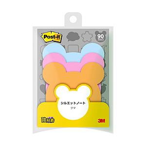 3Mジャパン シルエットノート強粘着タイプ　69mm×69mm30枚 Post-it(ポスト・イット...