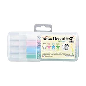 シヤチハタ 水性ペン [筆タイプ] Artline Decorite(アートライン デコライト) 4...