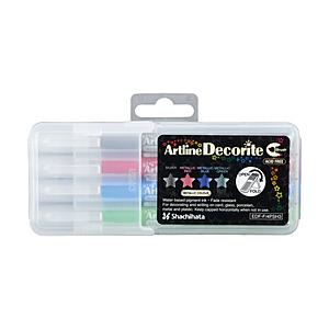 シヤチハタ 水性ペン [筆タイプ] Artline Decorite(アートライン デコライト) 4...
