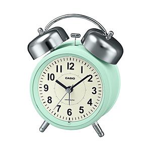 CASIO(カシオ) 目覚まし時計 レトロカラー【電波自動受信機能有】  レトログリーン TQ-72...