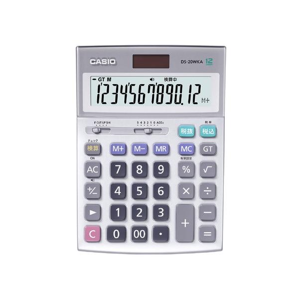 CASIO(カシオ) 本格実務電卓(検算)   DS-20WKA-N ［12桁］