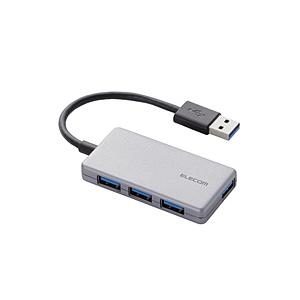 ELECOM(エレコム) U3H-A416BX USBハブ シルバー [USB3.0対応 /4ポート...