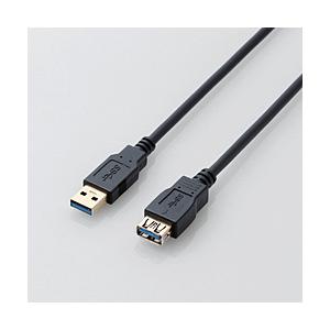 ELECOM(エレコム) USB3.0ケーブル/A-A延長タイプ/スタンダード/1m/ブラック US...