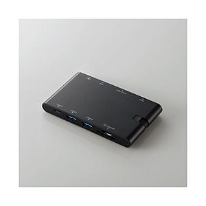 ELECOM(エレコム) DST-C05BK USB Type-C接続モバイルドッキングステーション [振込不可][代引不可]｜y-sofmap