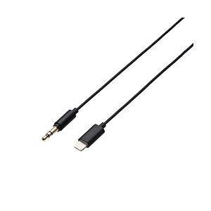 ELECOM(エレコム) AUXケーブル Lightning-φ3.5オス スリムデザイン 1.0m...