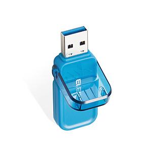 ELECOM(エレコム) USBメモリー USB3.1(Gen1)対応 フリップキャップ式 32GB ブルー MF-FCU3032GBU ブルー [32GB /USB3.1 /USB TypeA /キャップ式]