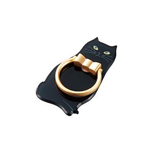 ELECOM(エレコム) フィンガーリング アニマル 黒ネコ P-STRAMCATB