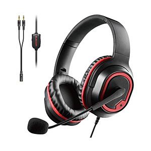 ELECOM(エレコム) ゲーミングヘッドセット/オーバーヘッド/ブラック HS-G30BK PS5...