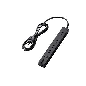 ELECOM(エレコム) タップ  ブラック T-KM01-2620BK ［2.0m /6個口 /ス...