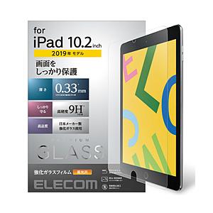 ELECOM(エレコム) iPad 10.2/保護フィルム/リアルガラス/0.33mm TB-A19...