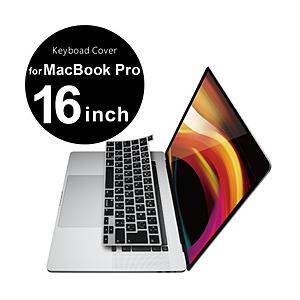 ELECOM(エレコム) PKS-MBP16CBK MacBook Pro 16inch (2019) / 13inch (2020) 対応 シリコンキーボードカバー  ブラック/クリア｜y-sofmap