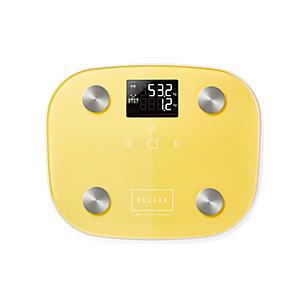 ELECOM(エレコム) 体組成計 ECLEAR(エクリア) イエロー HCS-FS03YL [スマ...