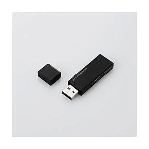 ELECOM(エレコム) USBメモリ  ブラック MF-MSU2B64GBK ［64GB /USB...