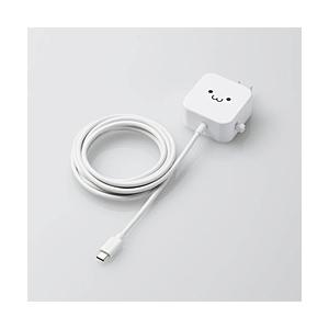 ELECOM(エレコム) AC充電器 スマホ・タブレット用 2.4A出力 Type-C USB-C ...