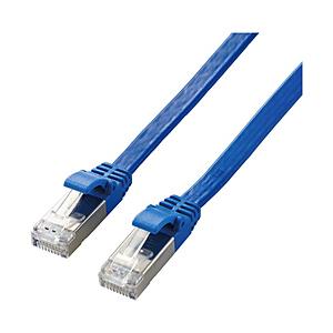 ELECOM(エレコム) LD-TWSF/BU2 LANケーブル  ブルー ［2m /カテゴリー7 ...