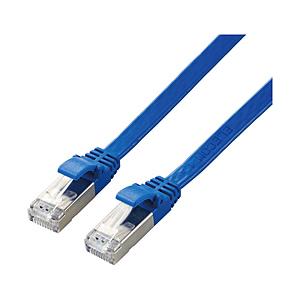 ELECOM(エレコム) LD-TWSF/BU5 LANケーブル  ブルー ［5m /カテゴリー7 ...