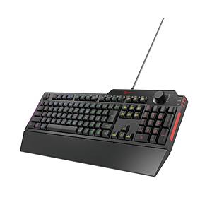 ELECOM(エレコム) ゲーミングキーボード＋リストレスト ブラック TK-G02UMBK ［US...