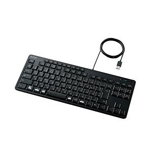 ELECOM(エレコム) キーボード 抗菌(Chrome/Mac/Win) ブラック TK-FCM1...