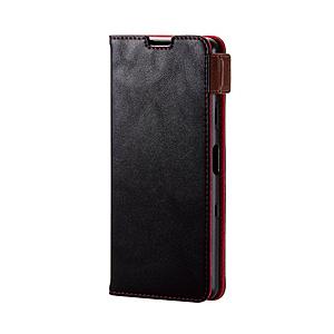 ELECOM(エレコム) Xperia 10 III/レザーケース/ステッチ/磁石付き/ PM-X2...