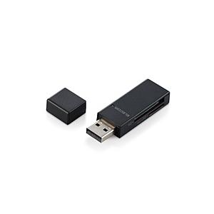 ELECOM(エレコム) MR-D205BK カードリーダー スティックタイプ USB2.0対応 S...