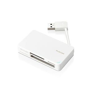 ELECOM(エレコム) MR3-K303WH メモリリーダライタ ケーブル収納タイプ USB3.0...