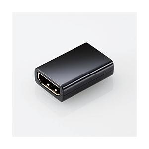 ELECOM(エレコム) HDMI中継プラグ [HDMI メス−メス HDMI]  ブラック AD-HDAASS01BK ［HDMI⇔HDMI］｜y-sofmap
