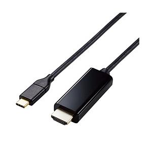 ELECOM(エレコム) USB-C ⇔ HDMI ケーブル [映像 /1m /4K対応] ブラック...