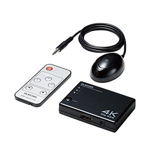 ELECOM(エレコム) HDMI 切替器 HDMI×3入力 1出力 4K 60Hz   DH-SW...