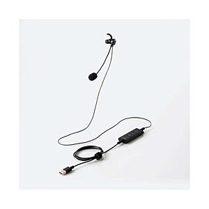 ELECOM(エレコム) ヘッドセット ノイズリダクション ブラック HS-EP100UNCBK ［...