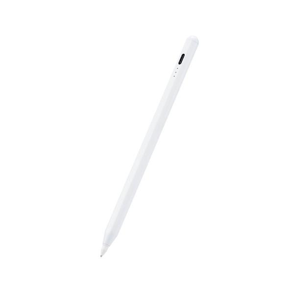 ELECOM(エレコム) 〔タッチペン：iPad用/USB-A充電式〕金属製ペン先 パームリジェクシ...