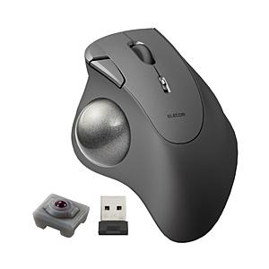 ELECOM(エレコム) マウス トラックボール「IST」人工ルビーモデル(Chrome/Mac/W...