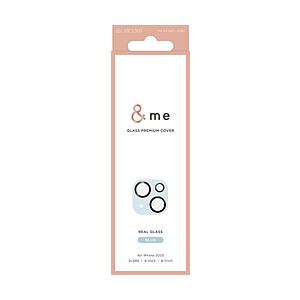 ELECOM(エレコム) iPhone 15/15 Plus カメラレンズカバー ガラス ＆Me パ...