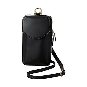 スマホショルダー スマホポーチ ショルダーポーチ お財布ショルダー 斜めがけ ソフトレザータイプ マ...