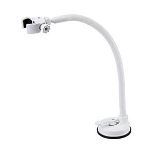 ELECOM(エレコム) ドライヤースタンド グースネックアーム  ホワイト BA-HDSTAWH