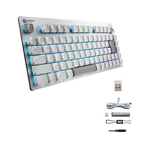 ELECOM(エレコム) ゲーミングキーボード V custom VK520LL ホワイト TK-V...