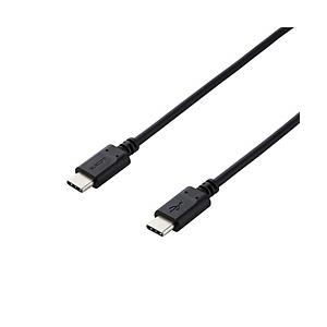 ELECOM(エレコム) USB-C ⇔ USB-Cケーブル [充電 /転送 /1.0m /PD60...