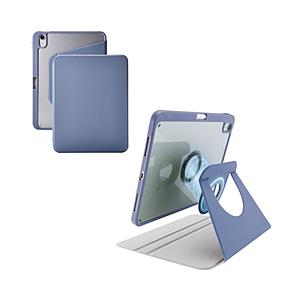 11インチ iPad（A16）、10.9インチ iPad（第10世代）用 フラップケース 360度回...