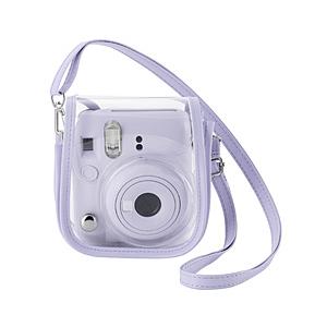ELECOM(エレコム) チェキケース instax mini 12専用 クリア カメラケース マグ...