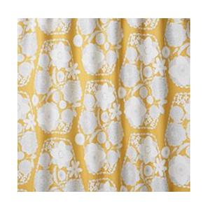 イハナ スミノエ ドレープカーテン イエロー 遮光カーテン