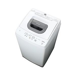 HITACHI(日立) 全自動洗濯機 2ステップウォッシュ ピュアホワイト NW-50J-W ［洗濯5.0kg /簡易乾燥(送風機能) /上開き］ 【お届け日時指定不可】｜ソフマップ Yahoo!店