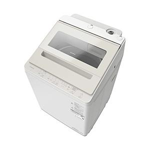 HITACHI(日立) 全自動洗濯機  サテンベージュ BW-V80P-C ［洗濯8.0kg /乾燥...