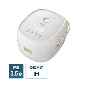 Panasonic(パナソニック) 炊飯器  ホワイト SR-KT060-W ［3.5合 /IH］｜y-sofmap