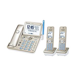 Panasonic(パナソニック) 電話機  シャンパンゴールド VE-GD78DW-N ［子機2台...