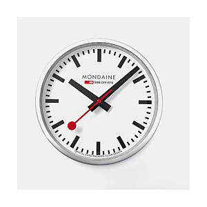 MONDAINE 掛け時計 クラシック ウォールクロック 25cm  ホワイト A990.CLOCK...